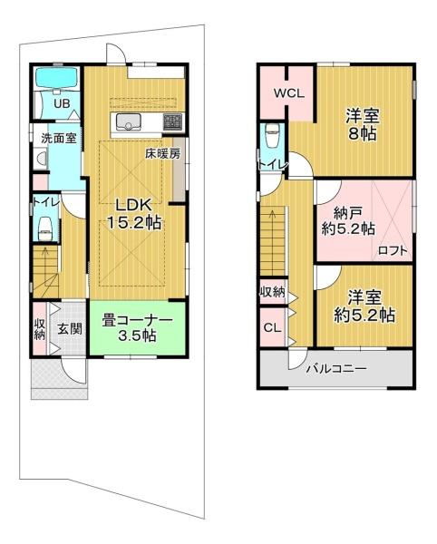 京都市山科区東野舞台町の新築一戸建