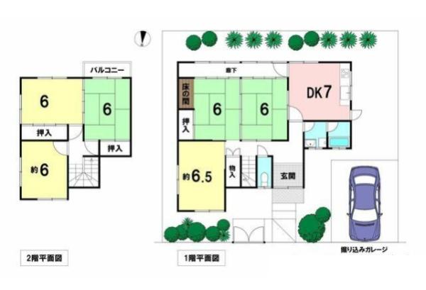 大津市稲葉台の中古一戸建て