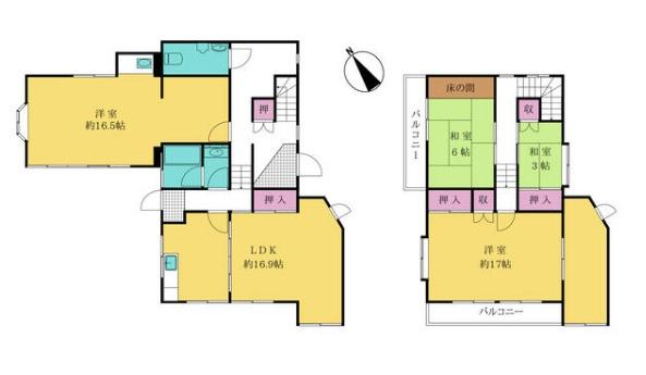 京都市右京区鳴滝音戸山町の中古一戸建