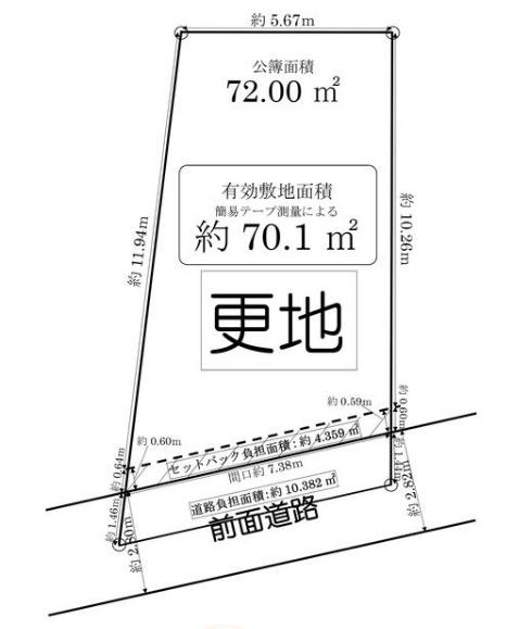 京都市南区吉祥院里ノ内町の売土地