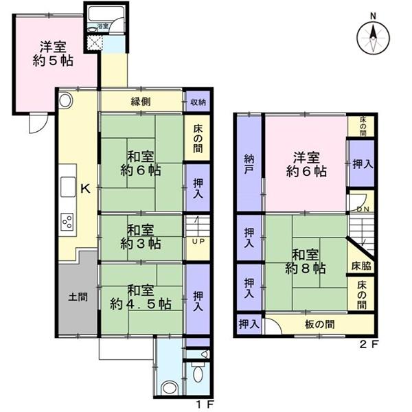 京都市左京区田中関田町の中古一戸建て
