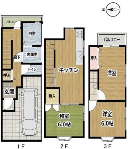 京都市北区衣笠氷室町の中古一戸建