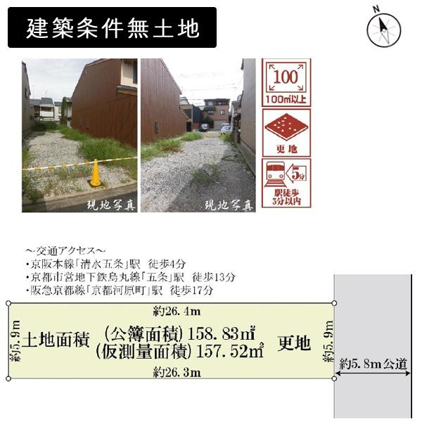 京都市東山区鞘町通五条下る２丁目大阪町の売土地