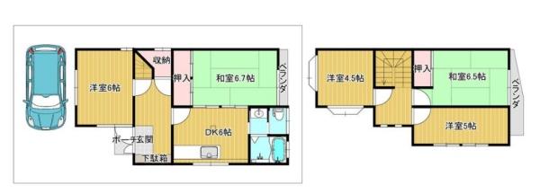 京都市伏見区日野谷寺町の中古一戸建