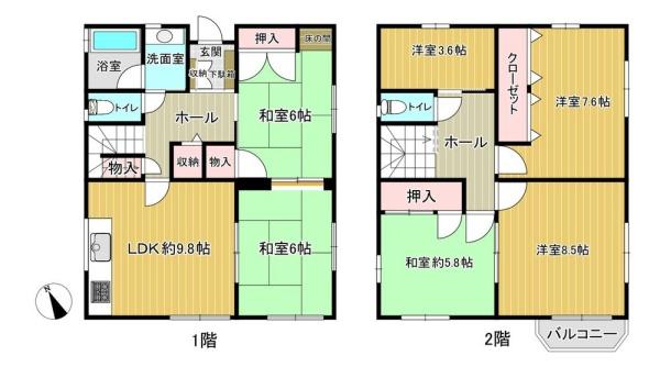 大津市仰木の里２丁目の中古一戸建