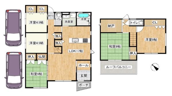 京都市伏見区石田大受町の中古一戸建