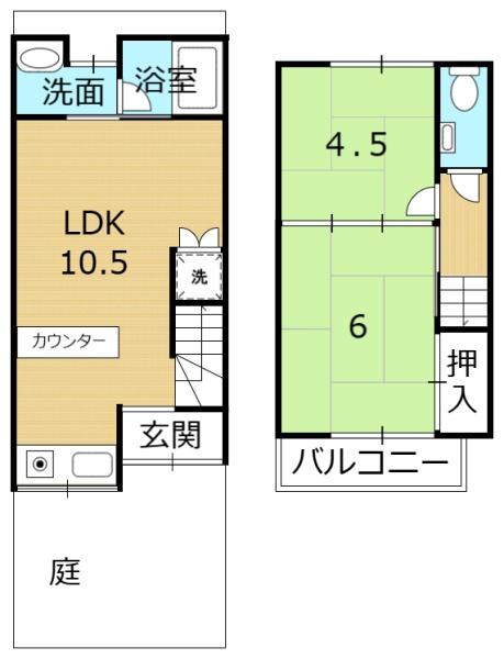京都市左京区吉田下大路町の中古テラスハウス