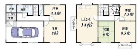 京都市右京区太秦朱雀町の中古一戸建て