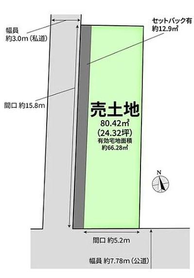 京都市上京区七本松通今出川下る毘沙門町の売土地