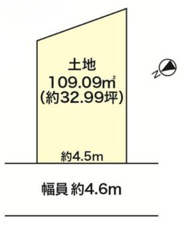 京都市北区紫竹上堀川町の売土地