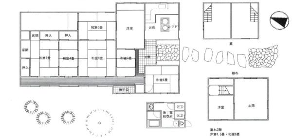 京都市右京区嵯峨水尾武蔵嶋町の中古一戸建
