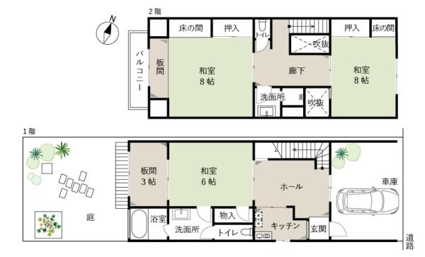 京都市上京区寺之内通千本西入下る柏清盛町の中古一戸建て