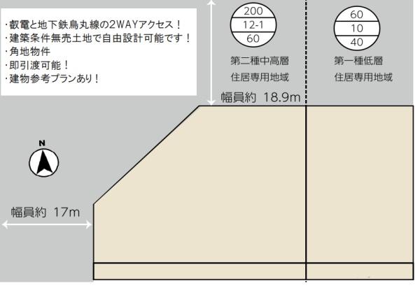 京都市左京区岩倉北桑原町の売土地