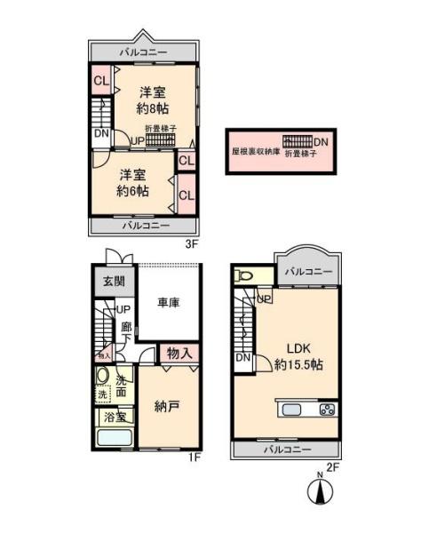 京都市山科区西野楳本町の中古一戸建