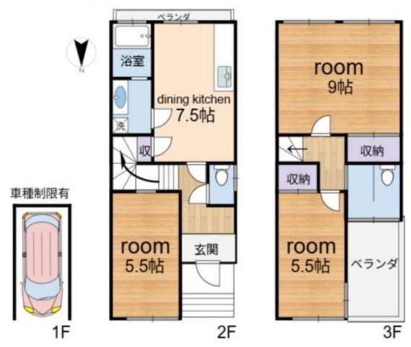 京都市中京区西ノ京冷泉町の中古一戸建