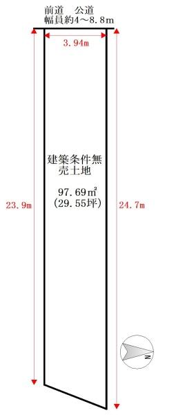 京都市山科区北花山大林町の売土地