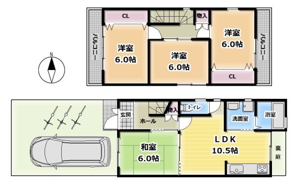 京都市山科区大塚森町の中古一戸建