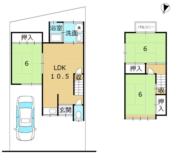 京都市山科区四ノ宮行者谷の中古一戸建