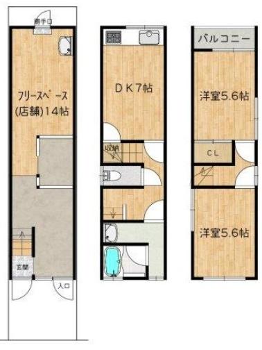 京都市山科区川田菱尾田の中古一戸建