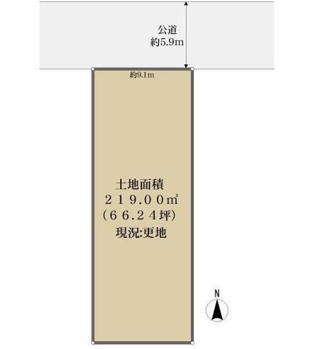 京都市北区紫竹上園生町の売土地