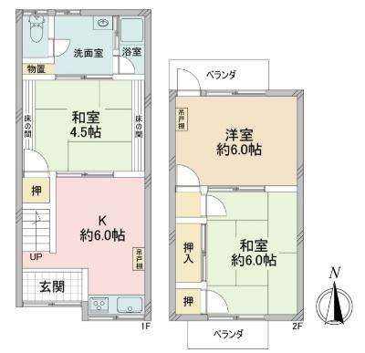 京都市東山区今熊野南谷町の中古テラスハウス