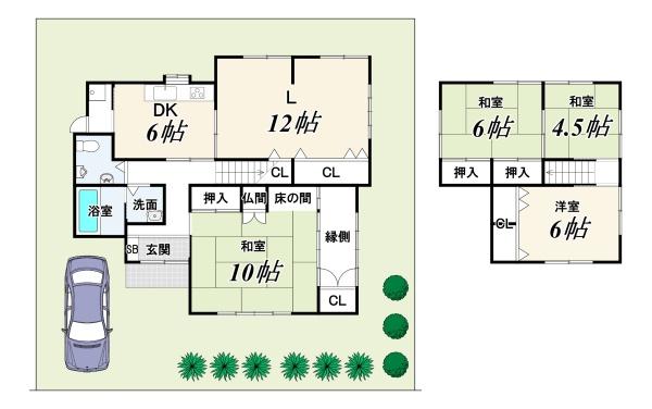 京都市左京区静市市原町の中古一戸建