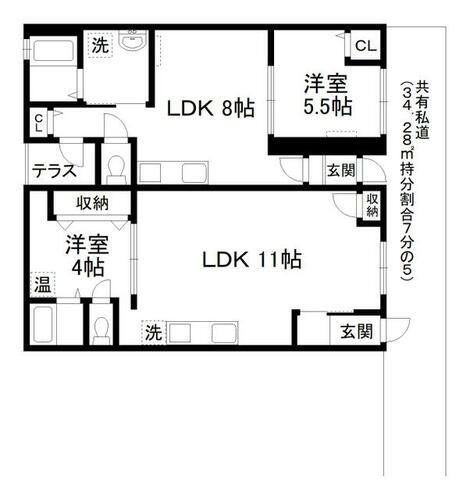 京都市東山区東大路松原上る東入上田町の中古テラスハウス