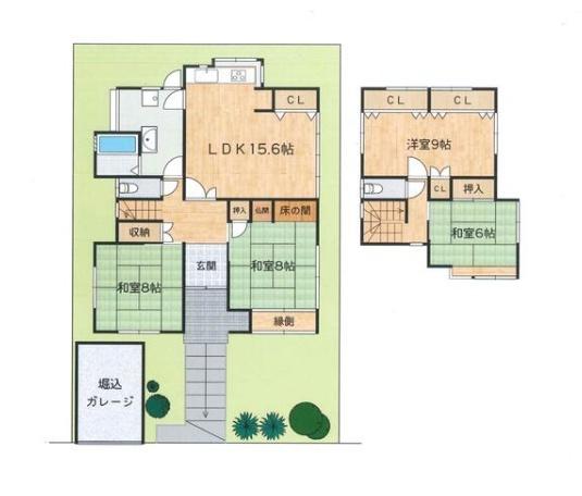 大津市稲津３丁目の中古一戸建て