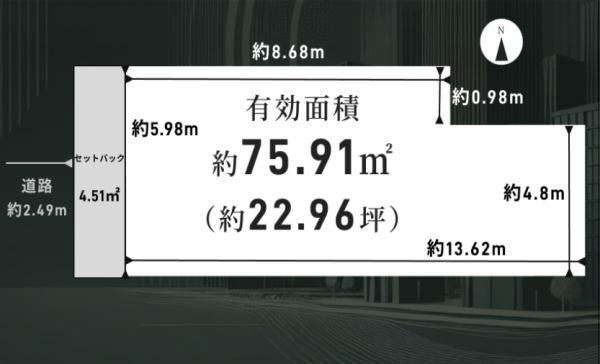 京都市中京区西ノ京南両町の売土地