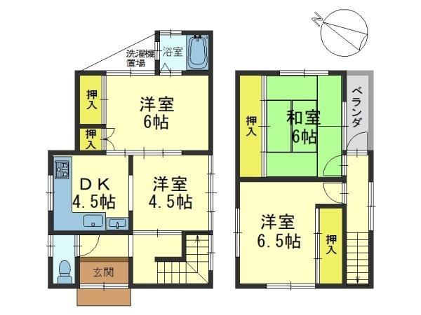 大津市田辺町の中古一戸建