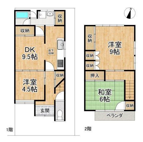 京都市山科区日ノ岡石塚町の中古一戸建