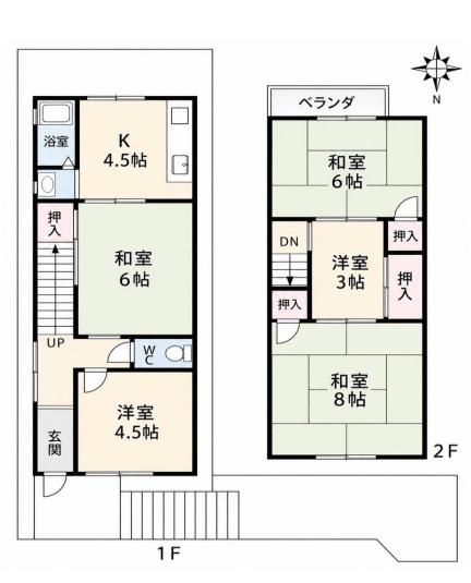 京都市山科区西野山中鳥井町の中古一戸建