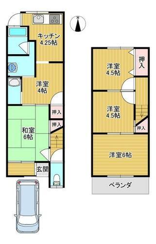 京都市右京区花園中御門町の中古一戸建