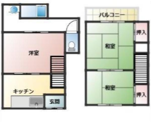 大津市朝日が丘１丁目の中古テラスハウス