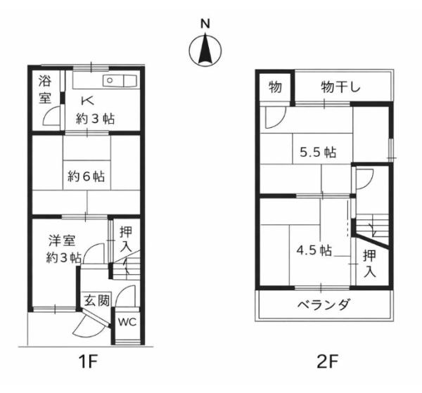 京都市右京区太秦小手角町の中古一戸建て