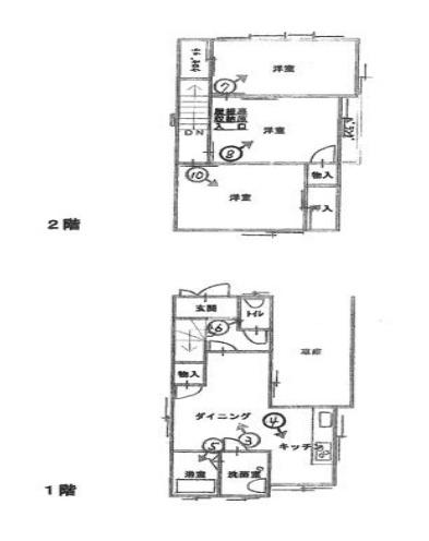 京都市山科区大宅御所田町の中古一戸建