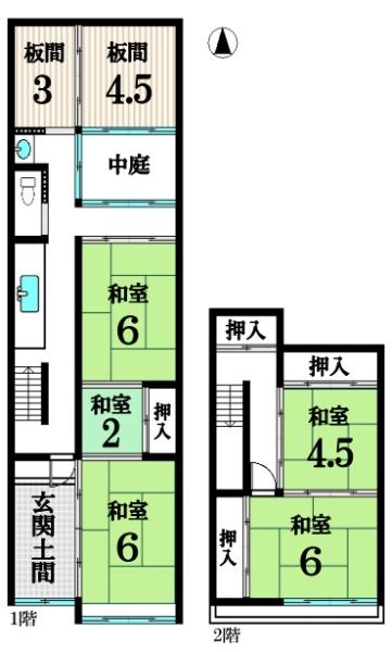 京都市中京区西ノ京小堀町の中古一戸建て