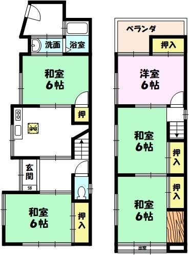 京都市右京区梅津上田町の中古一戸建て
