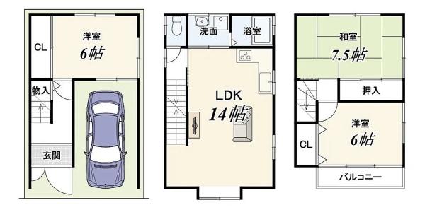 京都市右京区山ノ内北ノ口町の中古一戸建
