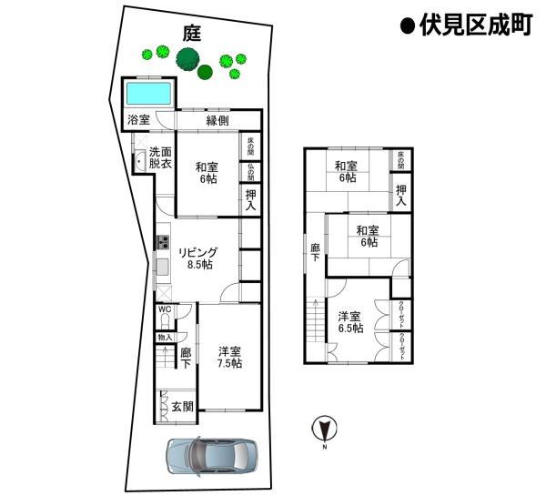 京都市伏見区成町の中古一戸建て