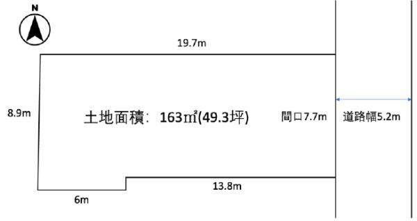 京都市中京区西革堂町の土地