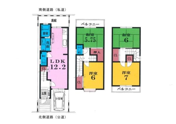 京都市伏見区石田大受町の中古一戸建