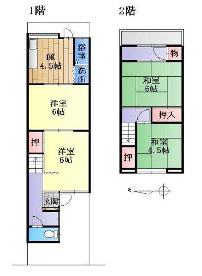 京都市伏見区深草川久保町の中古テラスハウス