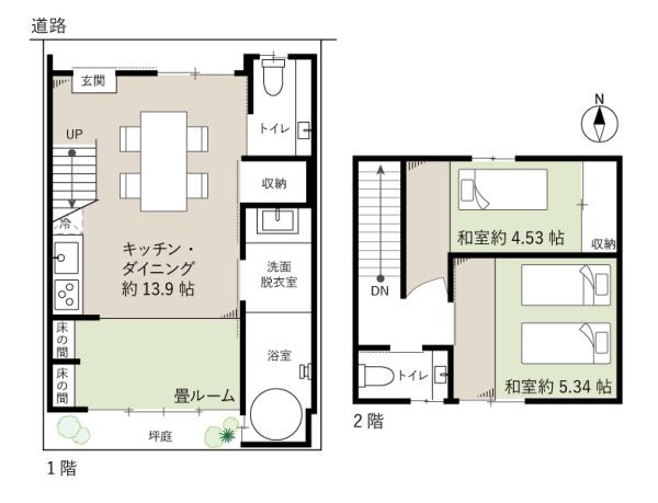 京都市上京区千本通二条下る東入主税町の中古一戸建て