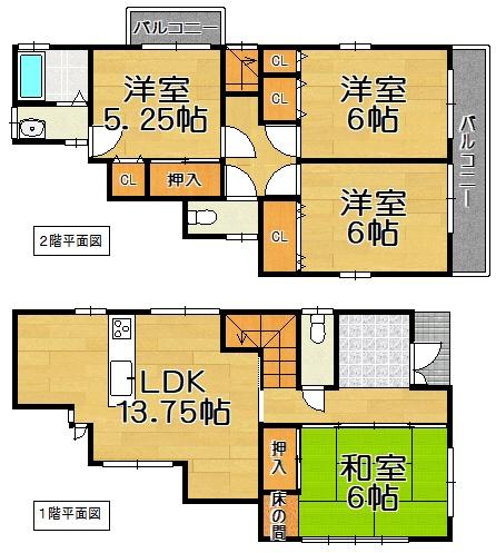 大津市若葉台の中古一戸建て
