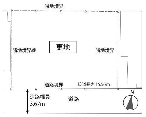 京都市北区鷹峯藤林町の土地