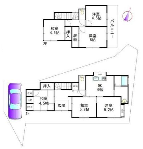 大津市高砂町の中古一戸建て