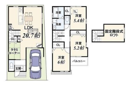 京都市右京区嵯峨折戸町の中古一戸建