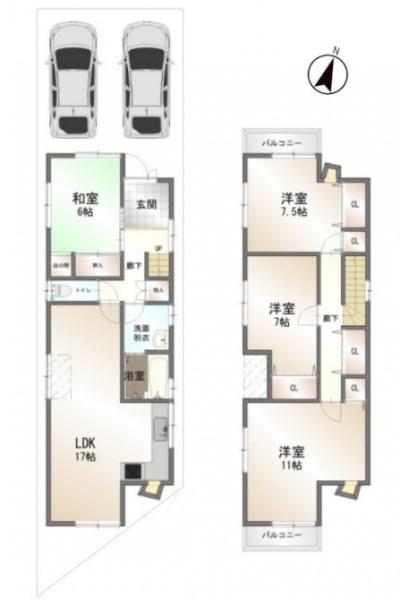 京都市伏見区横大路六反畑の中古一戸建