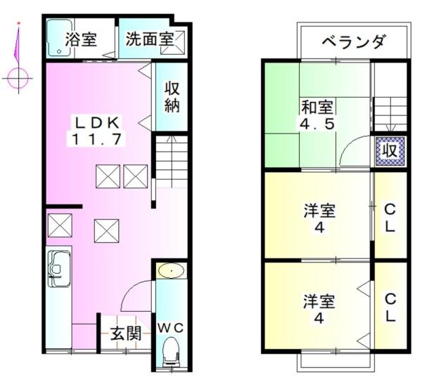 京都市下京区西七条西八反田町の中古一戸建て